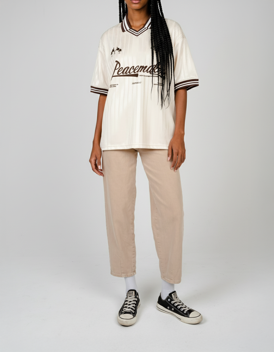 Peacemaker Contrast Stripes Polo Collar T-Shirt | Peace®